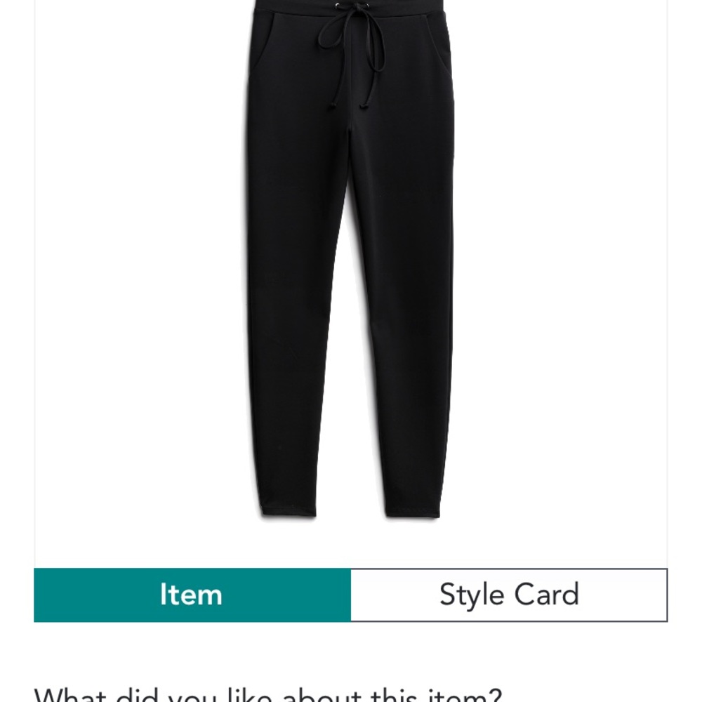 1822 Denim Liberty Drawstring Ponte jogger pant